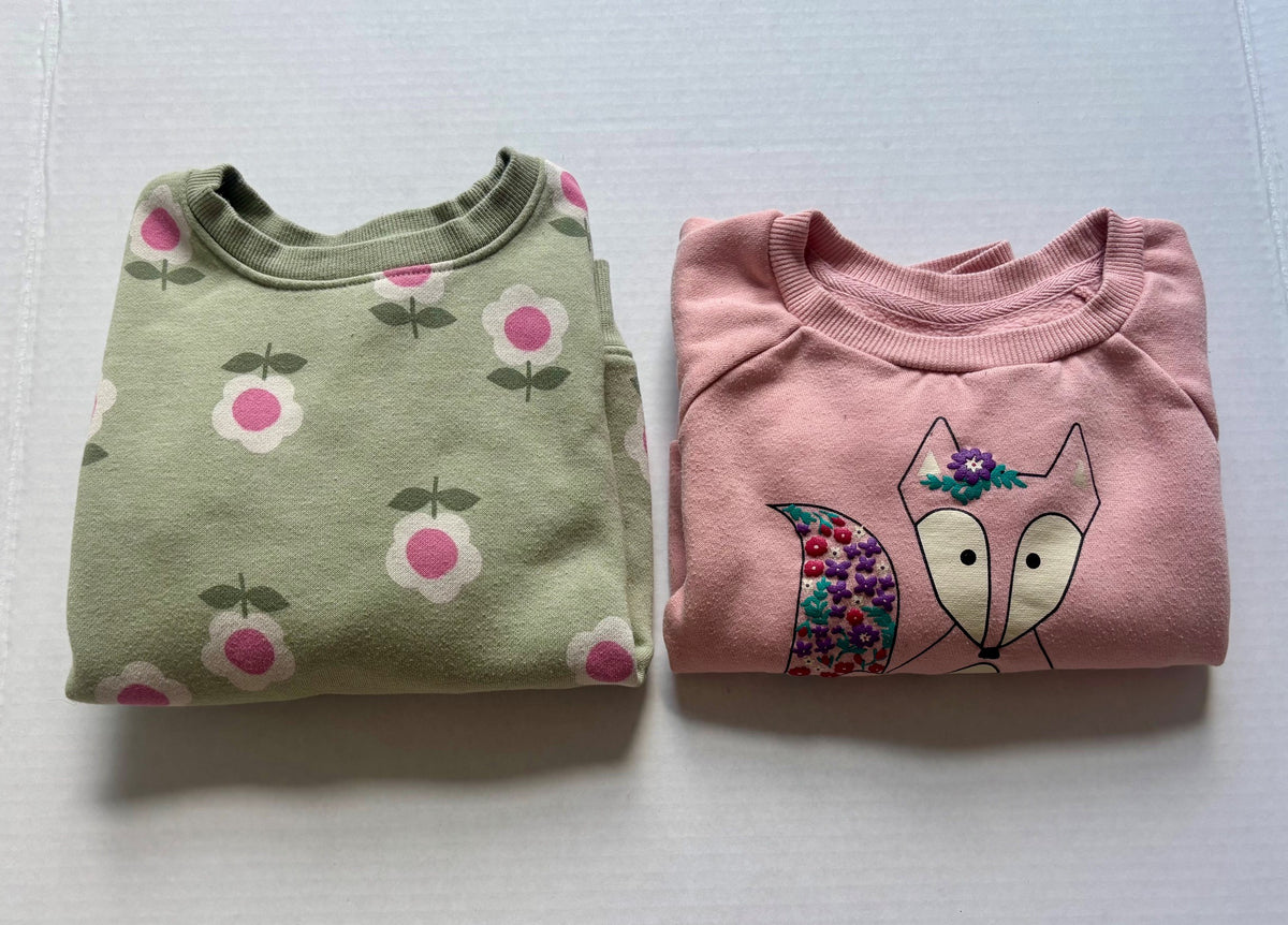 #154 Lightweight Sweatshirts Girls 4 EUC-VGUC