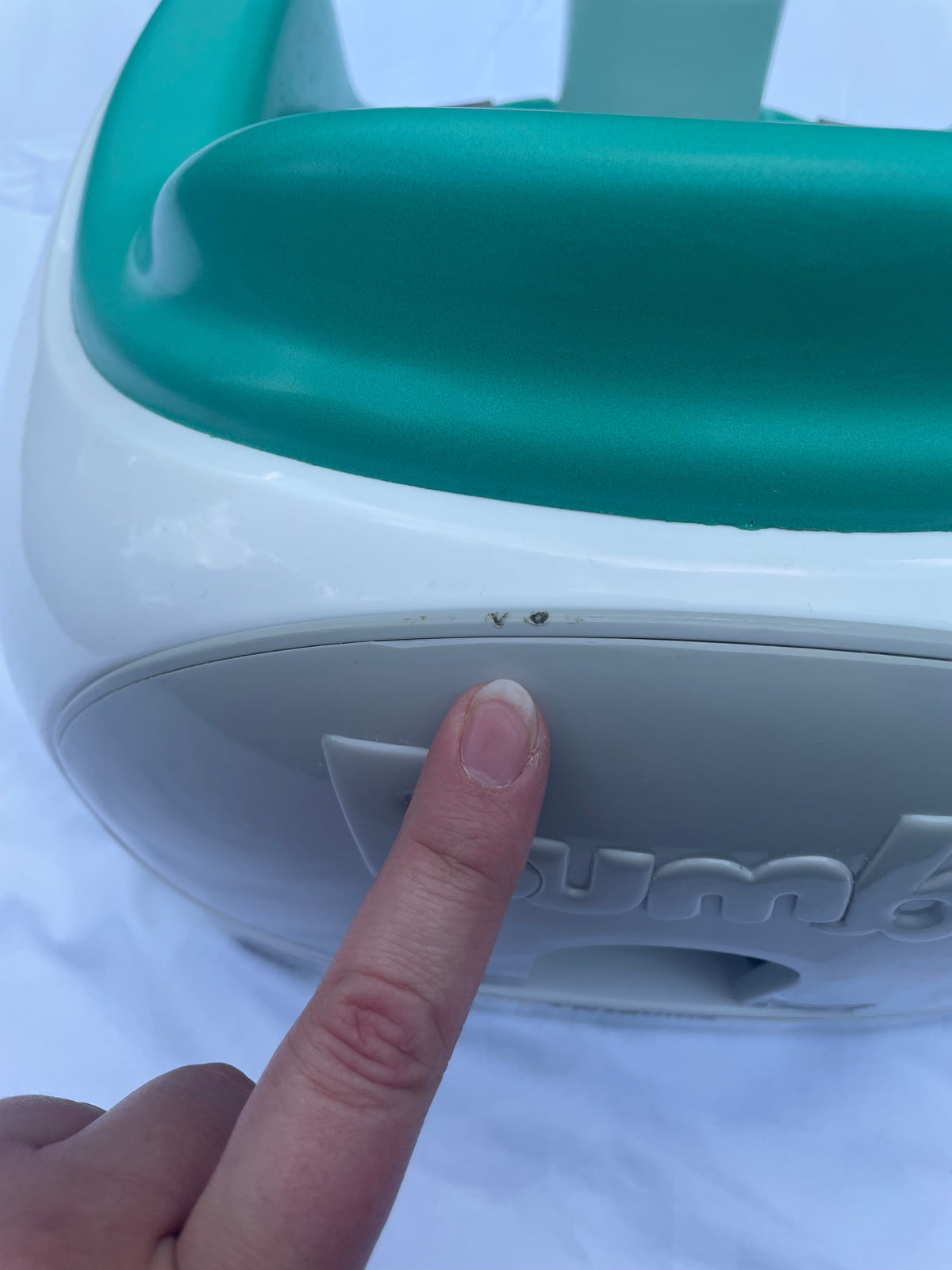 #32 Bumbo Seat with Tray - Aqua