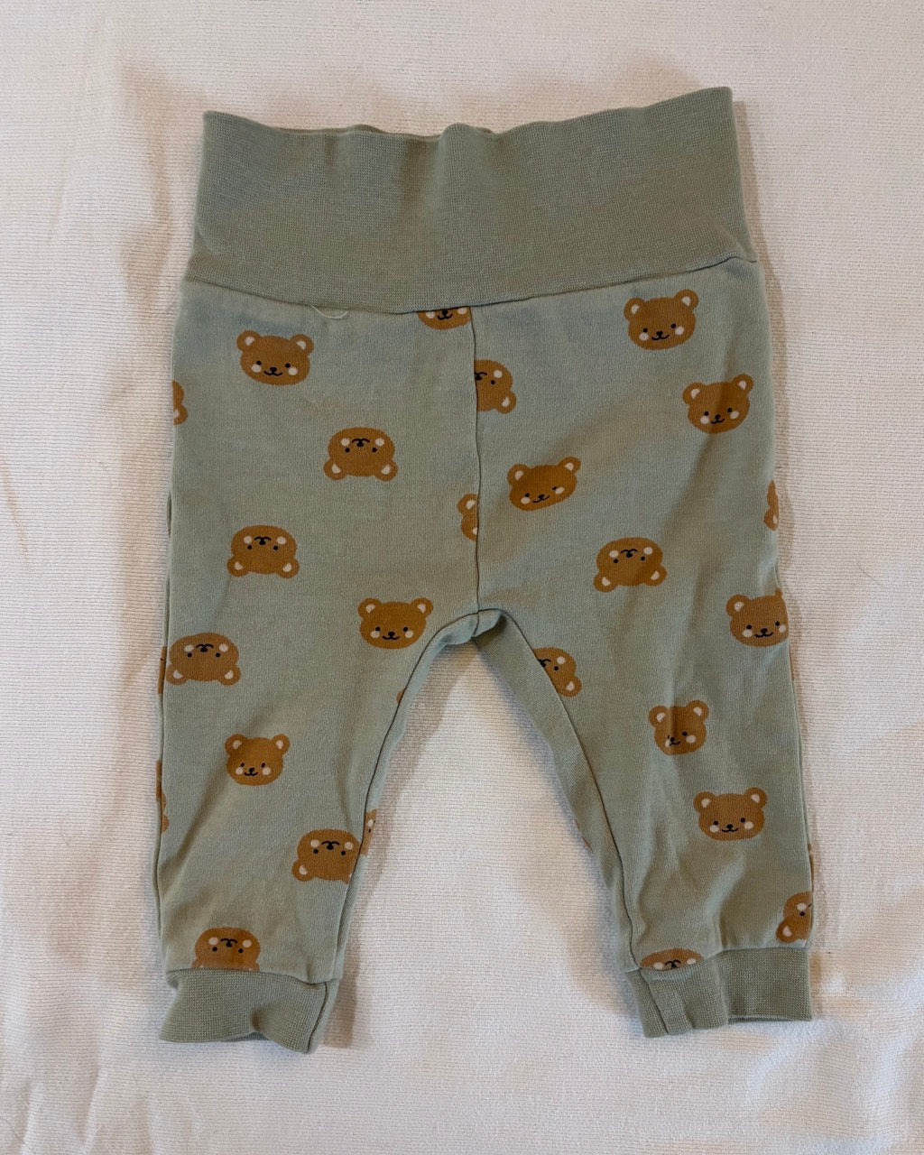 Seller 34 - Petit Lem's Mini Threads 6 mo teddy bear green pants