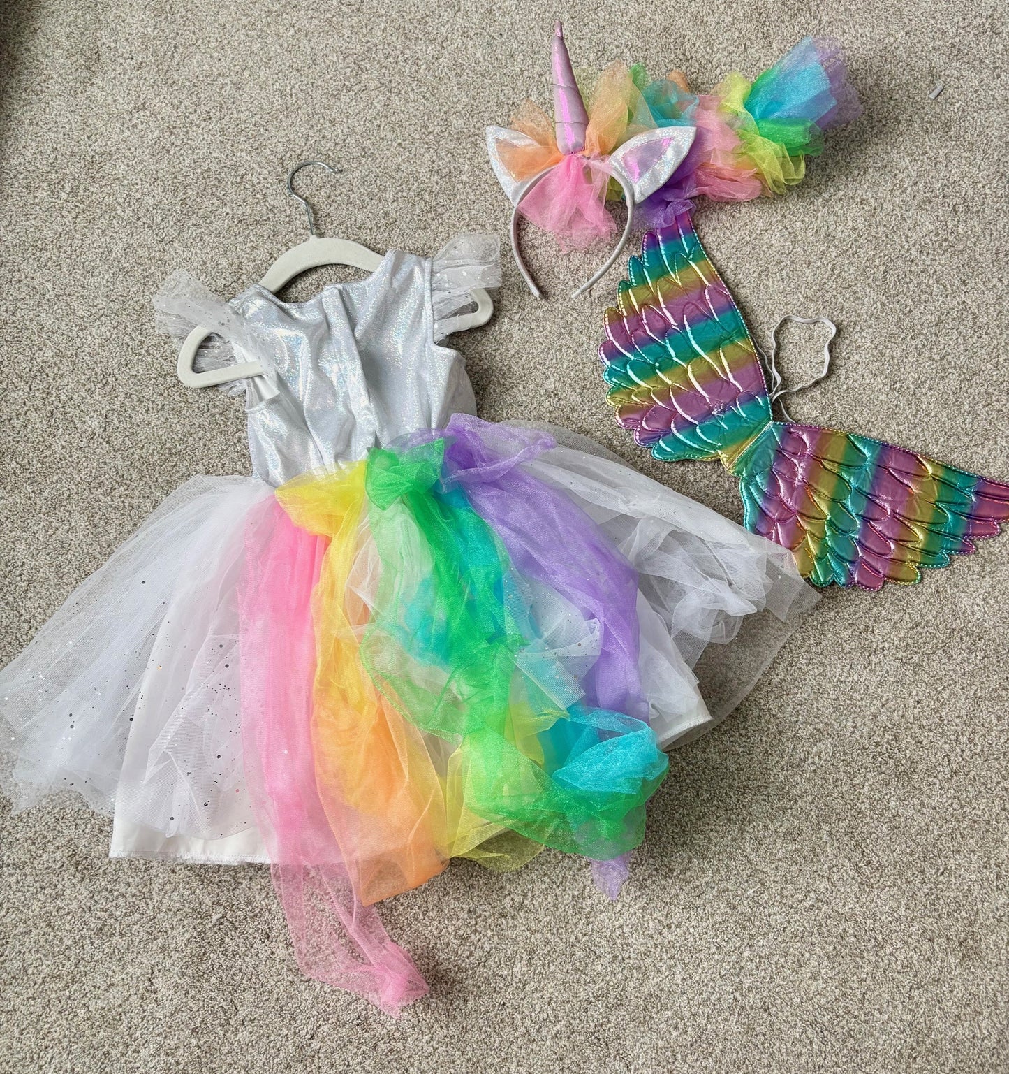 #43 Unicorn Dress Up Girls 3T VGUC