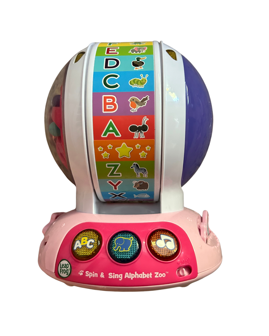 Seller #134 Leap Frog Sing & Spin Alphabet Zoo Toy