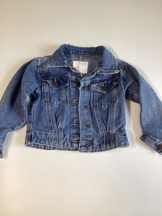 #129 4T girls Jean Jacket