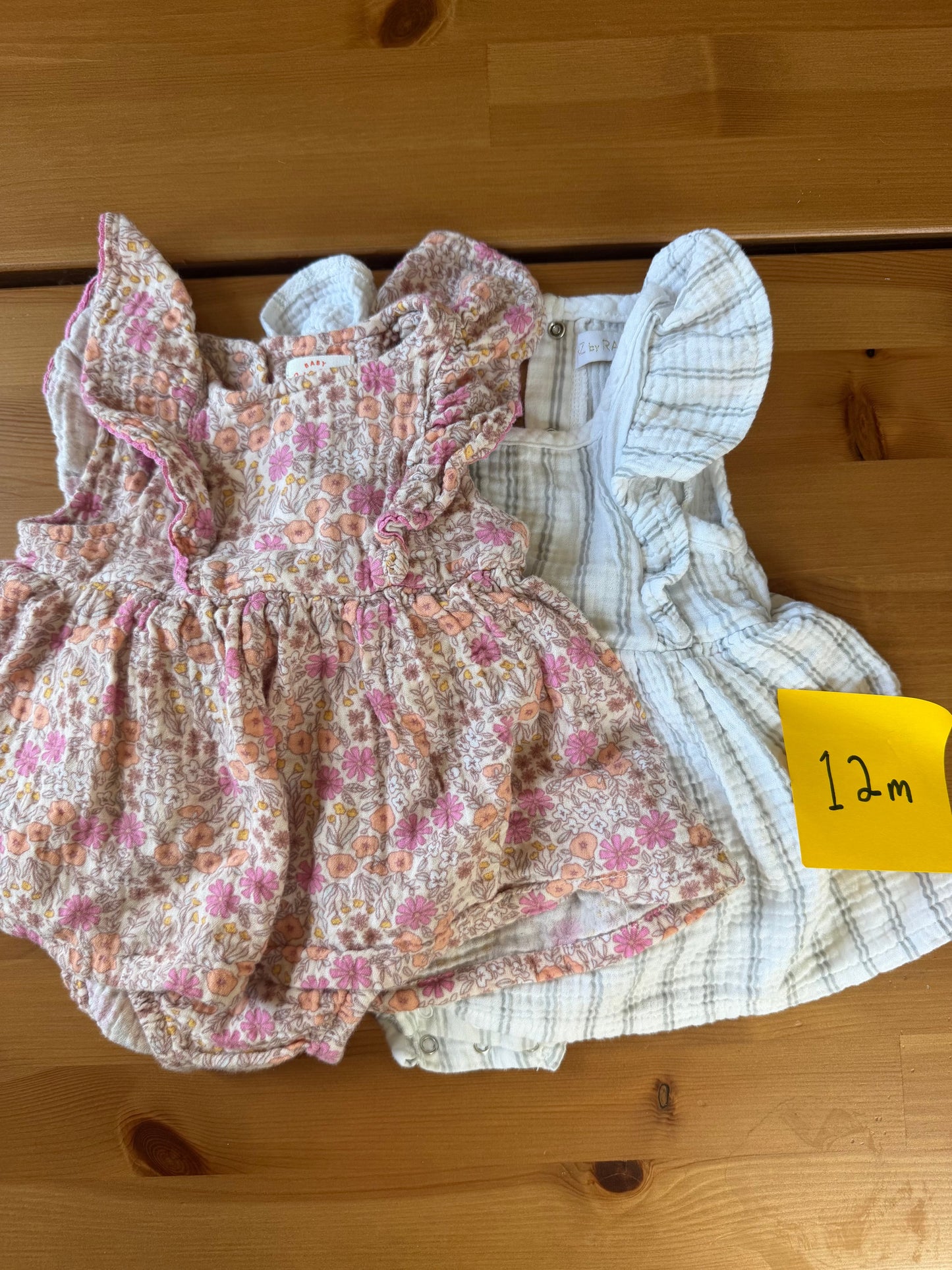 Seller #94 Baby girl 12M Bubble dress Bundle Cat & Jack and Z for Zoe
