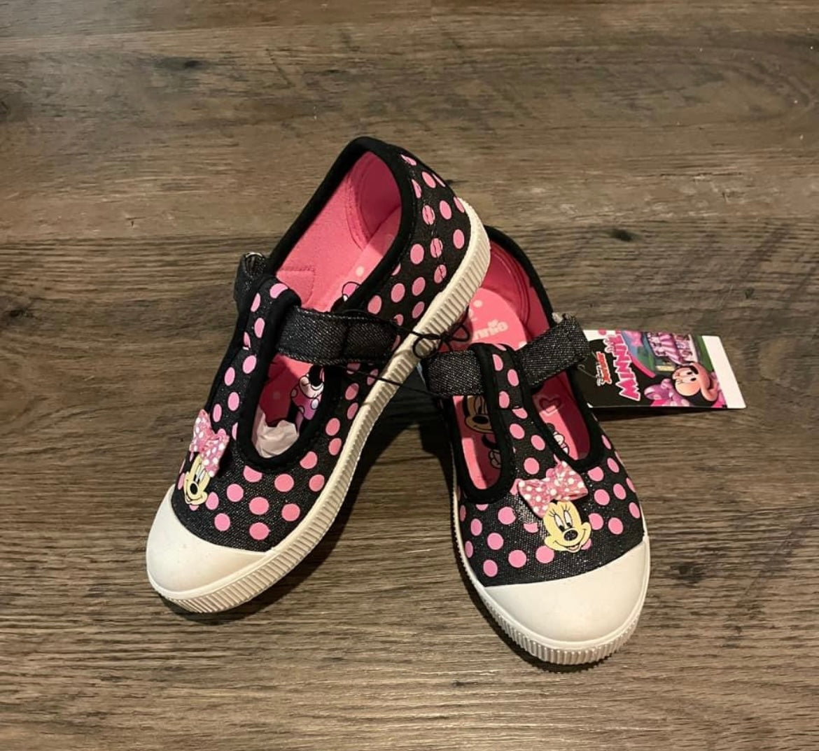 New toddler size 12 Disney minnie mouse shoes