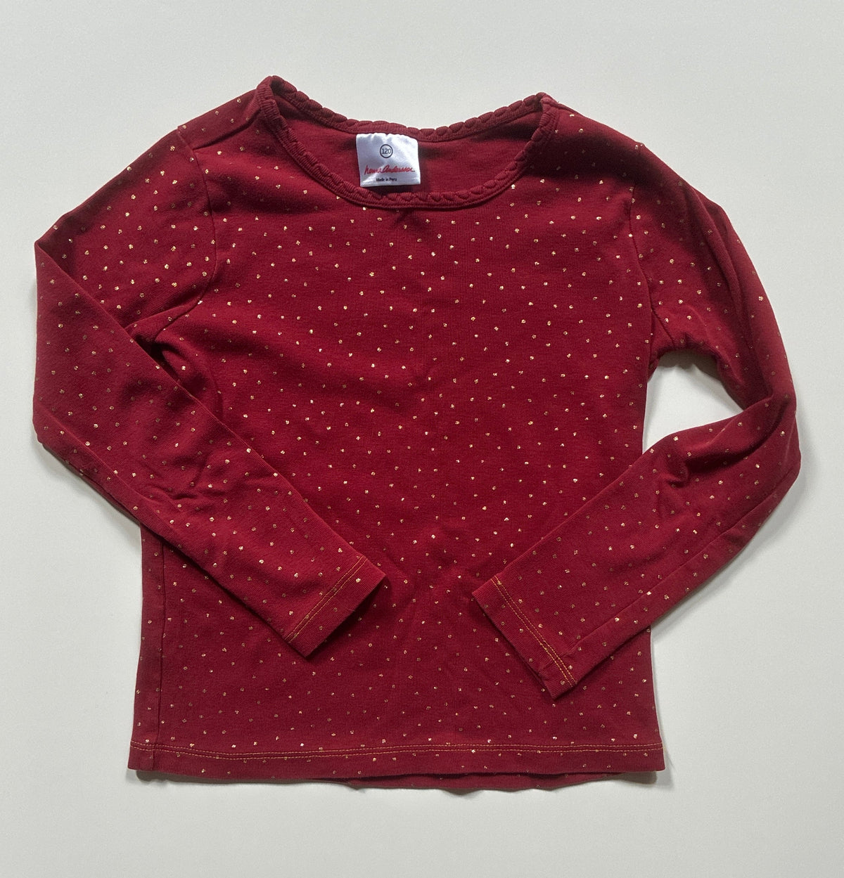 Seller 76 Hanna Andersson Sparkle Top Size 120 (6/7)