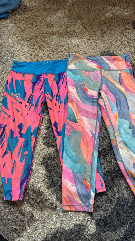 #74-Athleta & UA pants XL (14/16)