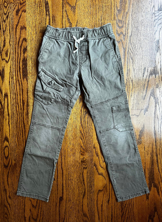 Seller #115 - REDUCED Cat & Jack Boys Size 8 Faded Green Khaki Pants, VGUC