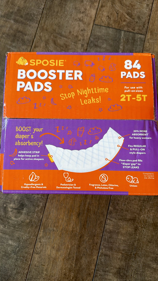 #129 Sposie diaper inserts- new box 84 ct