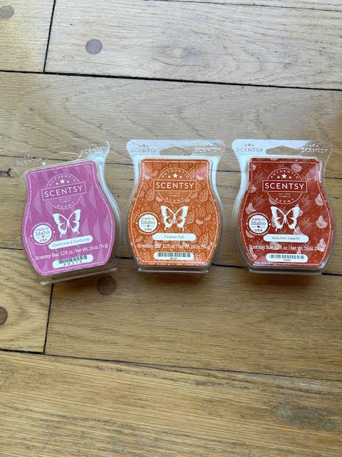 Seller 128 - Scentsy Wax Bars 3 Pack (Cozy Scents)