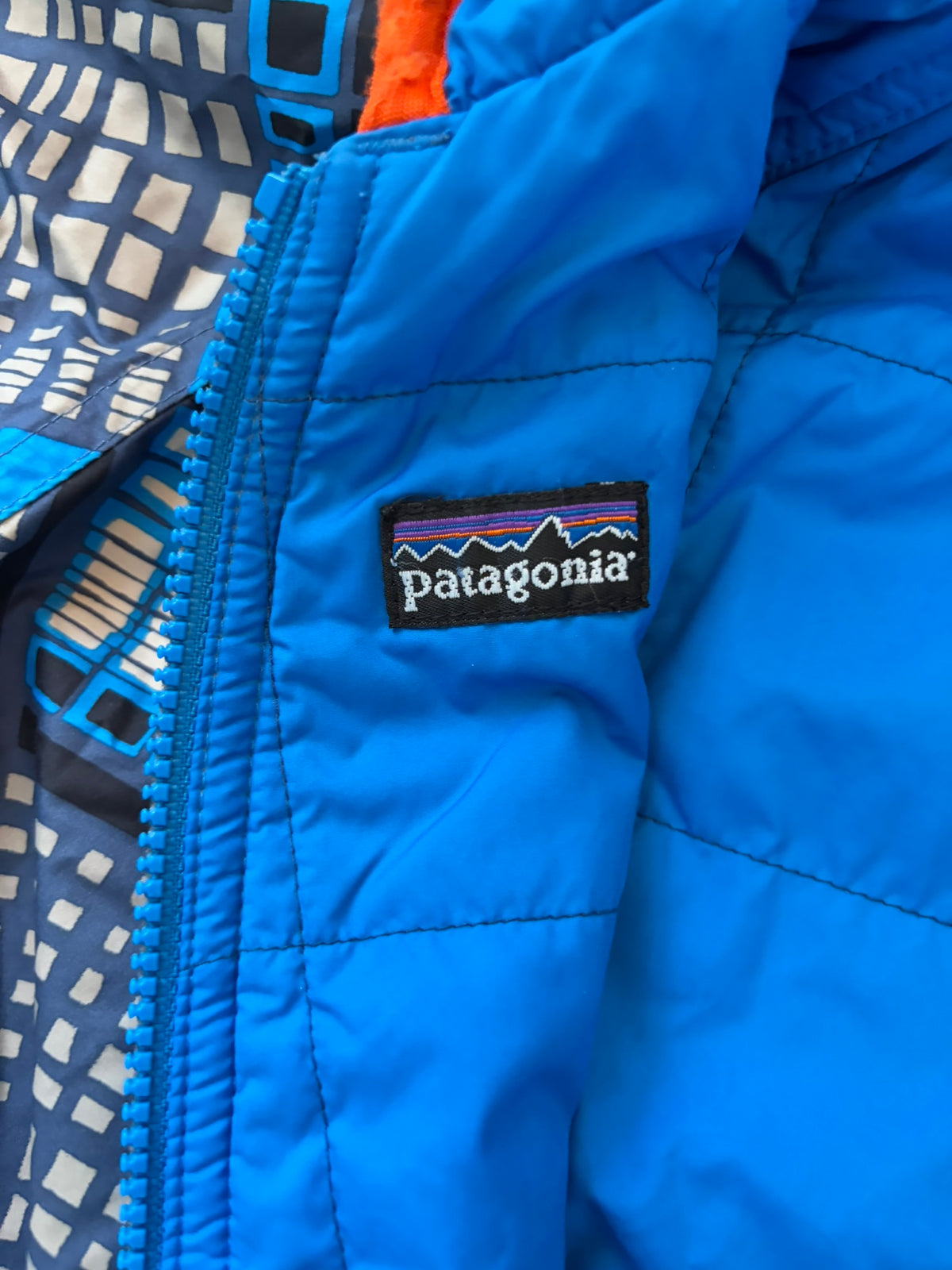 #6 - Patagonia Reversible Blue Snowsuit - 6 months