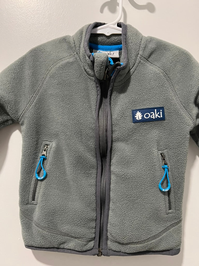 Seller #76 - OAKI 200 Series Polartec Fleece Jacket Size 3T Grey