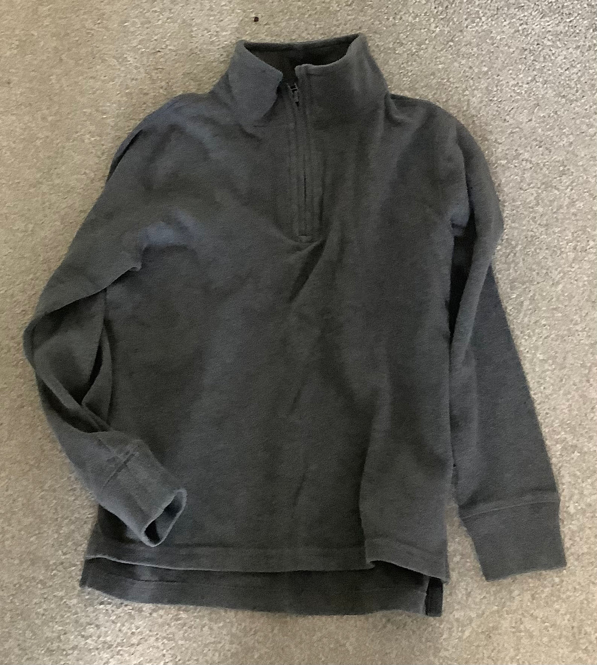 #130 Crewcuts gray quarter zip Sz 6-7