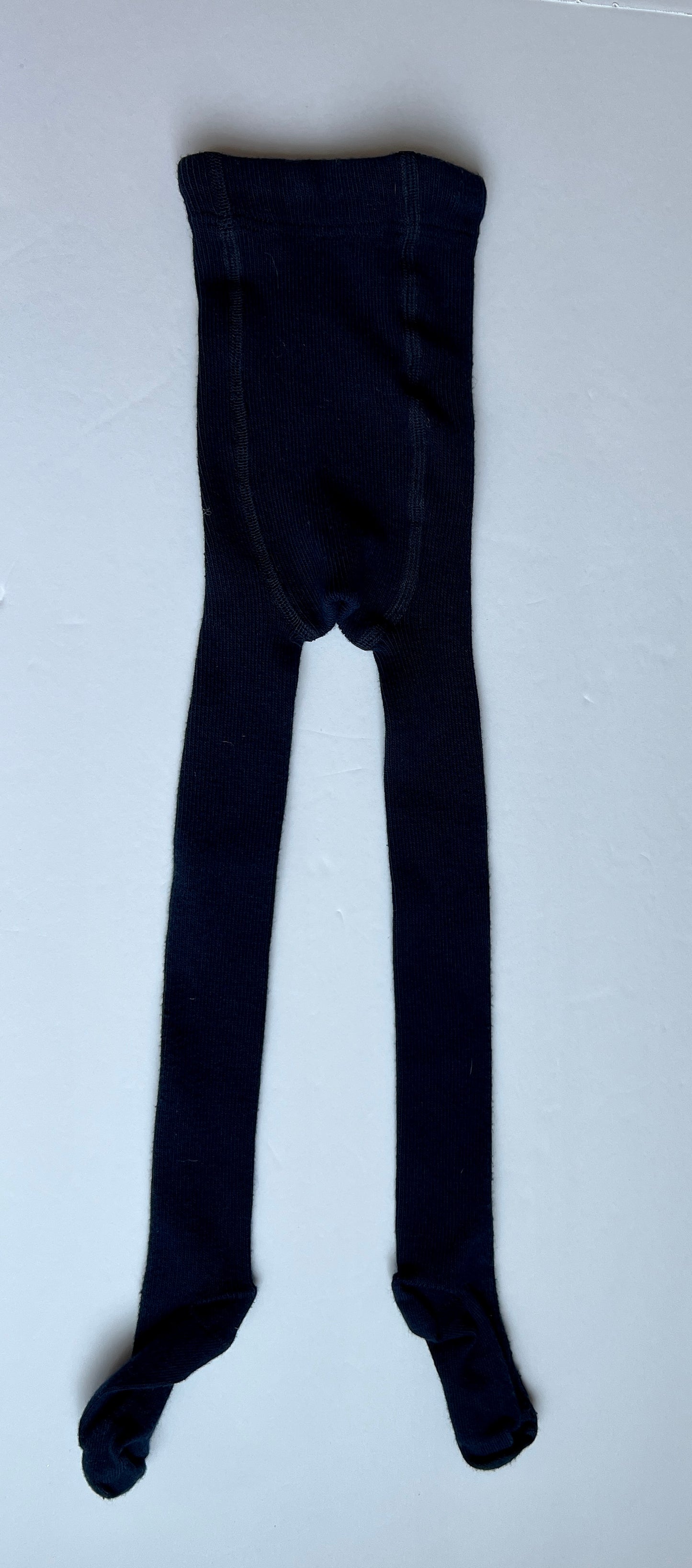 Girls Size 18-24M (80) Hanna Andersson Navy Knit Tights