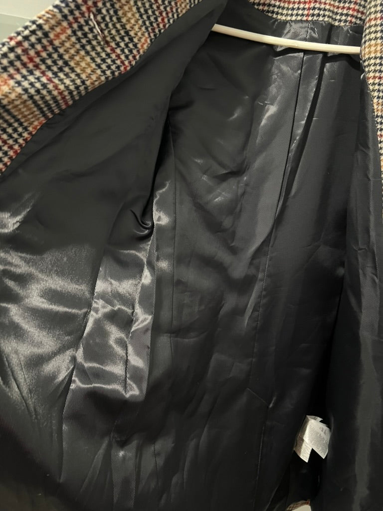 Seller #76 - Lauren Ralph Lauren Reefer Coat - Sienna Plaid - NWOT - Size 4