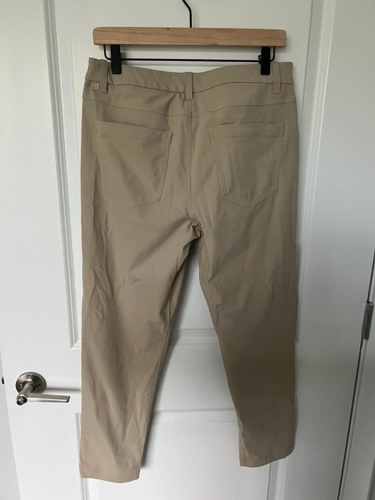 Seller #76 - Lululemon ABC Slim-Fit 5 Pocket Pant 30"L *Warpstreme - Trench - 31x30