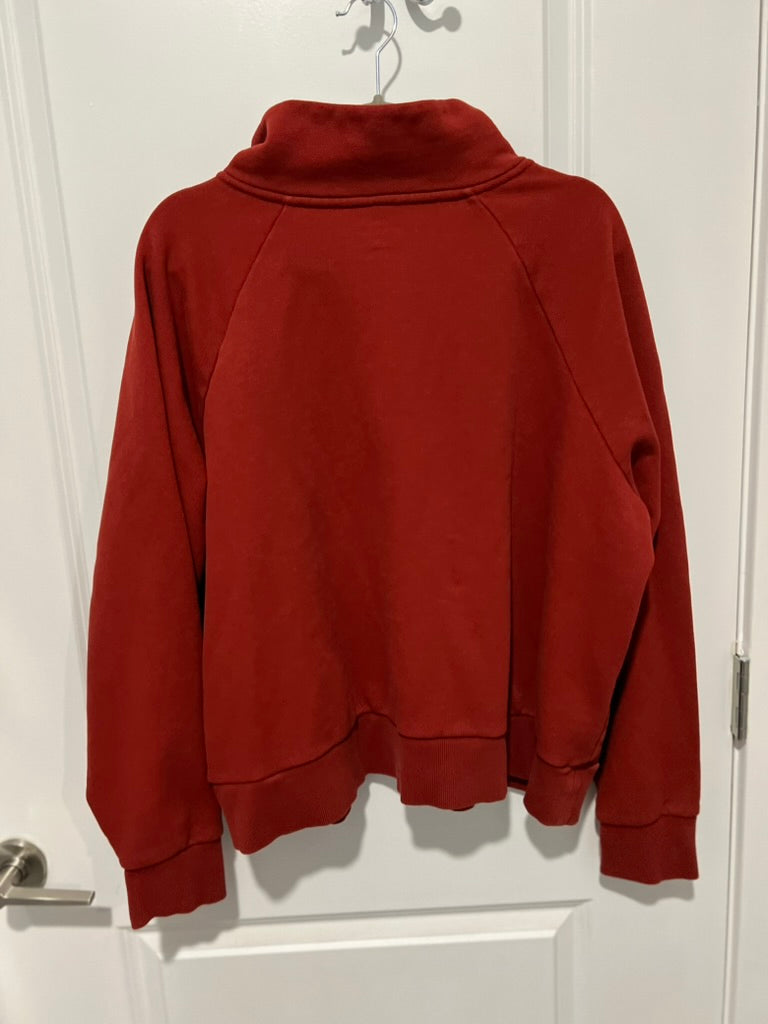 Seller #76 - Under Armour Women's UA Rival Fleece Textured ½ Zip Earthen Orange Size 2XL