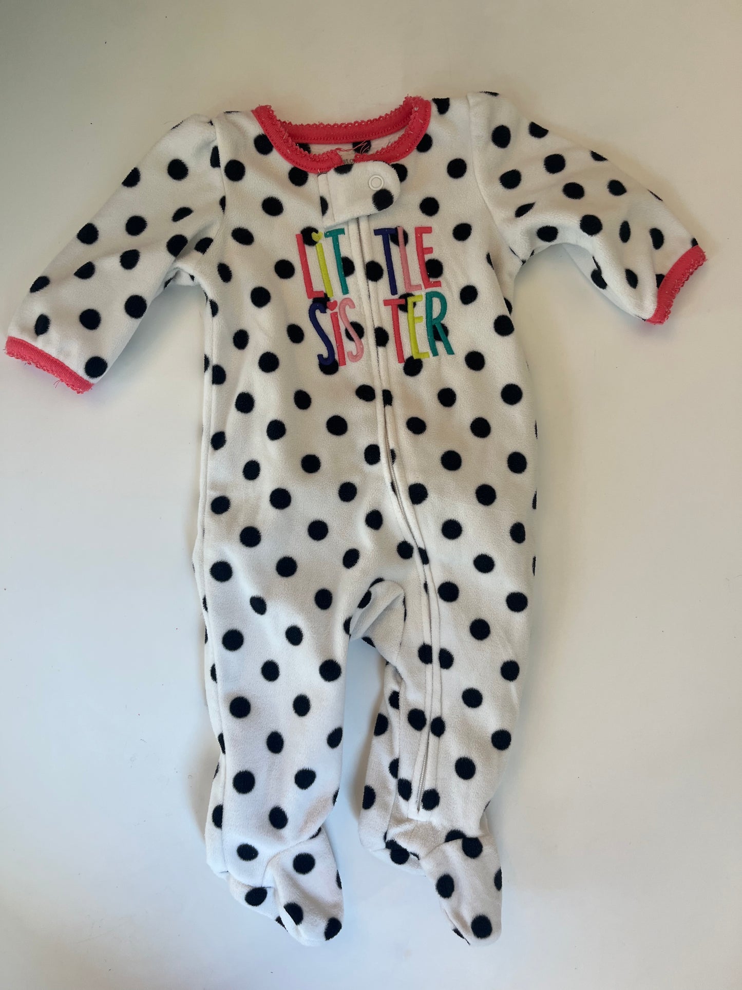 Seller #20 Little Sister fleece sleeper 3 mo