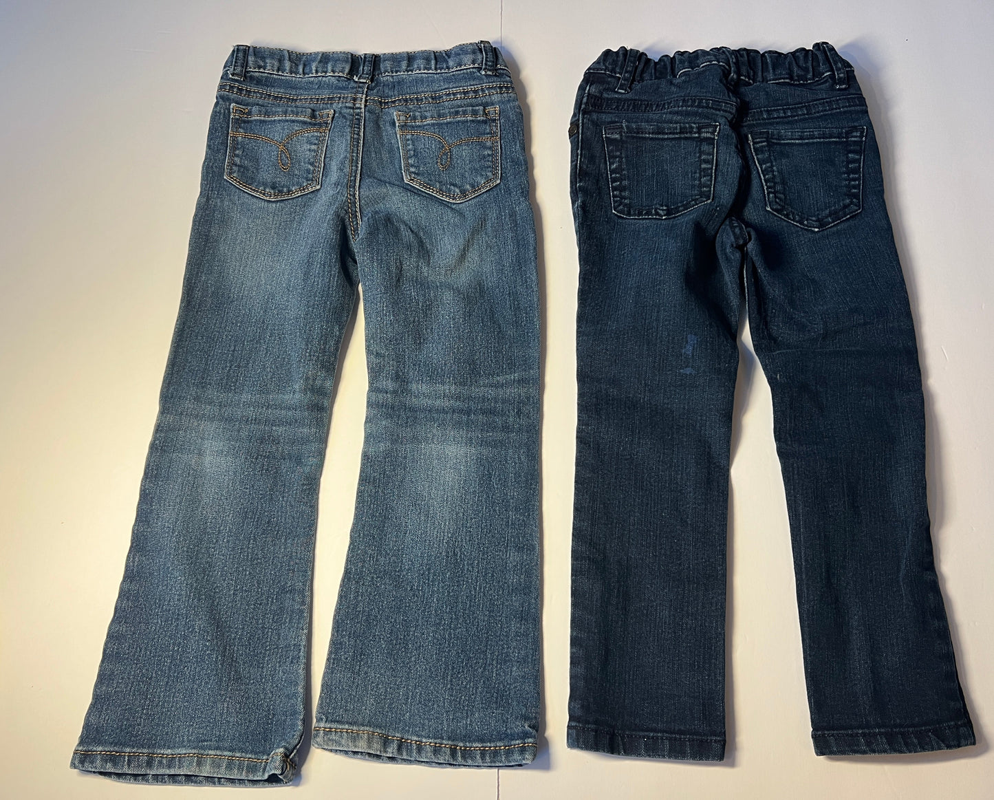 #180 Girls 4T Jean Bundle with Adjustable Waists - Cherokee and Children's Place