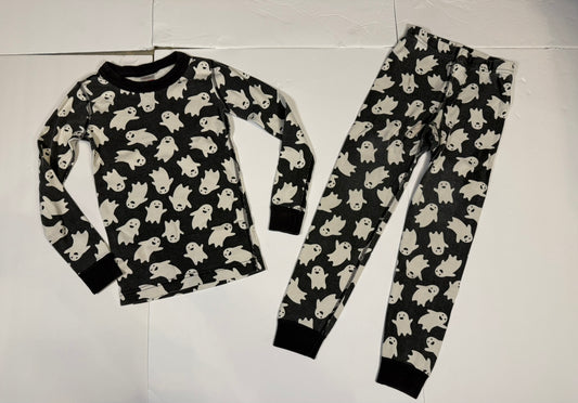 #141 Unisex Size 6-7 (120) Hanna Andersson Ghost Long Sleeve Pajamas