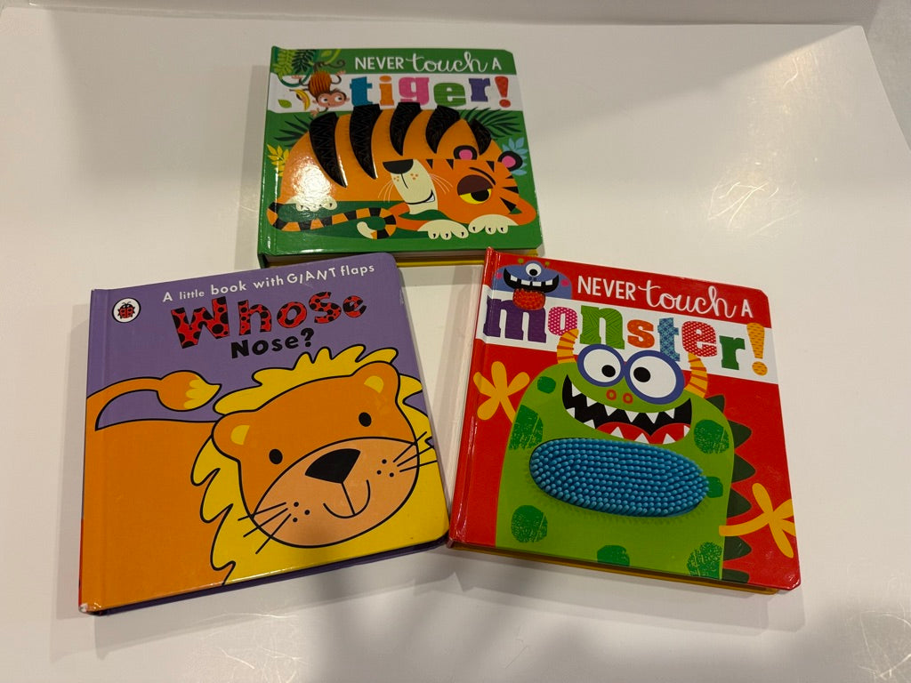 179 "Never touch a" series + Whose Nose Flap Book