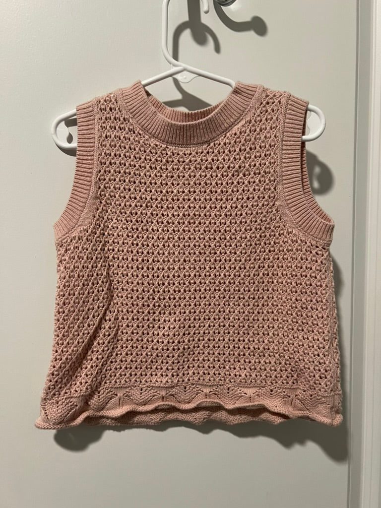 Seller #76 - Cat & Jack Girls' Sweater Vest Light Pink Size M (8)