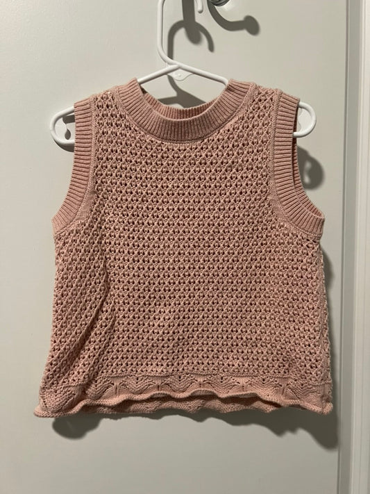 Seller #76 - Cat & Jack Girls' Sweater Vest Light Pink Size M (8)