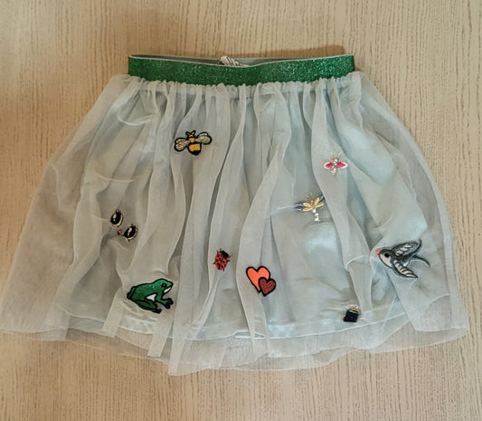 #109. Girls size 3T. VGUC. H&M Applique Skirt