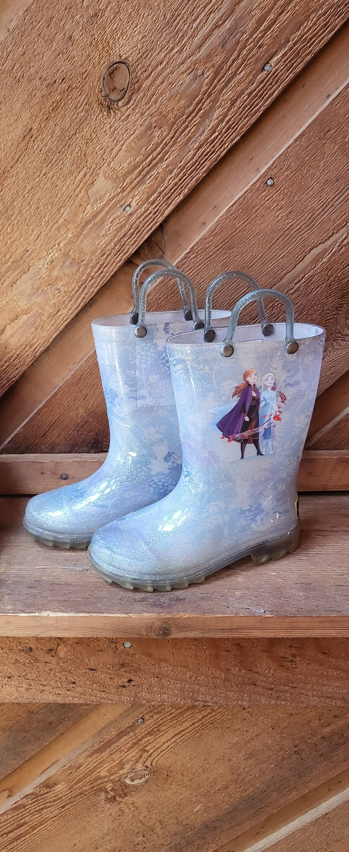 #109. Size 9. GUC. Western Chief Disney Frozen Rainboots