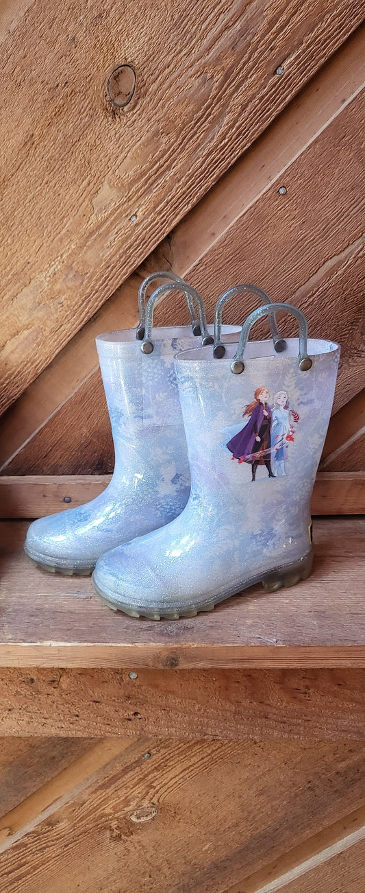 #109. Size 9. GUC. Western Chief Disney Frozen Rainboots