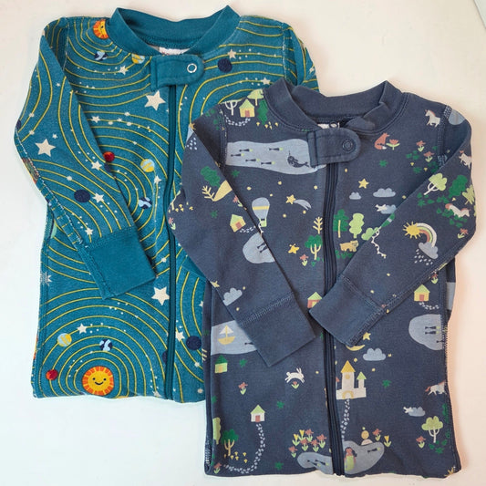 #112 - Set of 2 Hanna Andersson PJs, Size 80 (24m), GUC