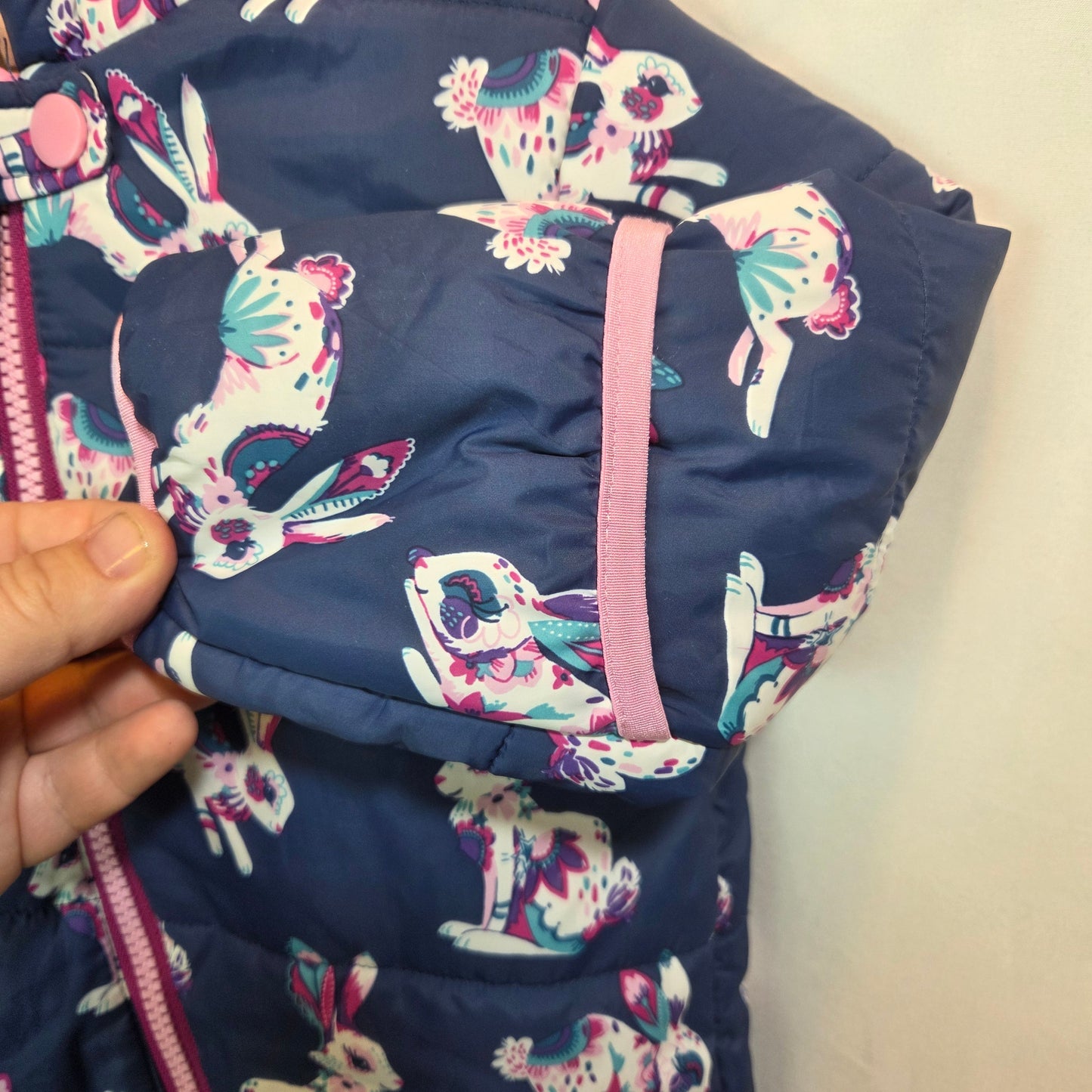 #112 - Hatley Snow Suit with Bunny Pattetn, Size 12-18m, EUC