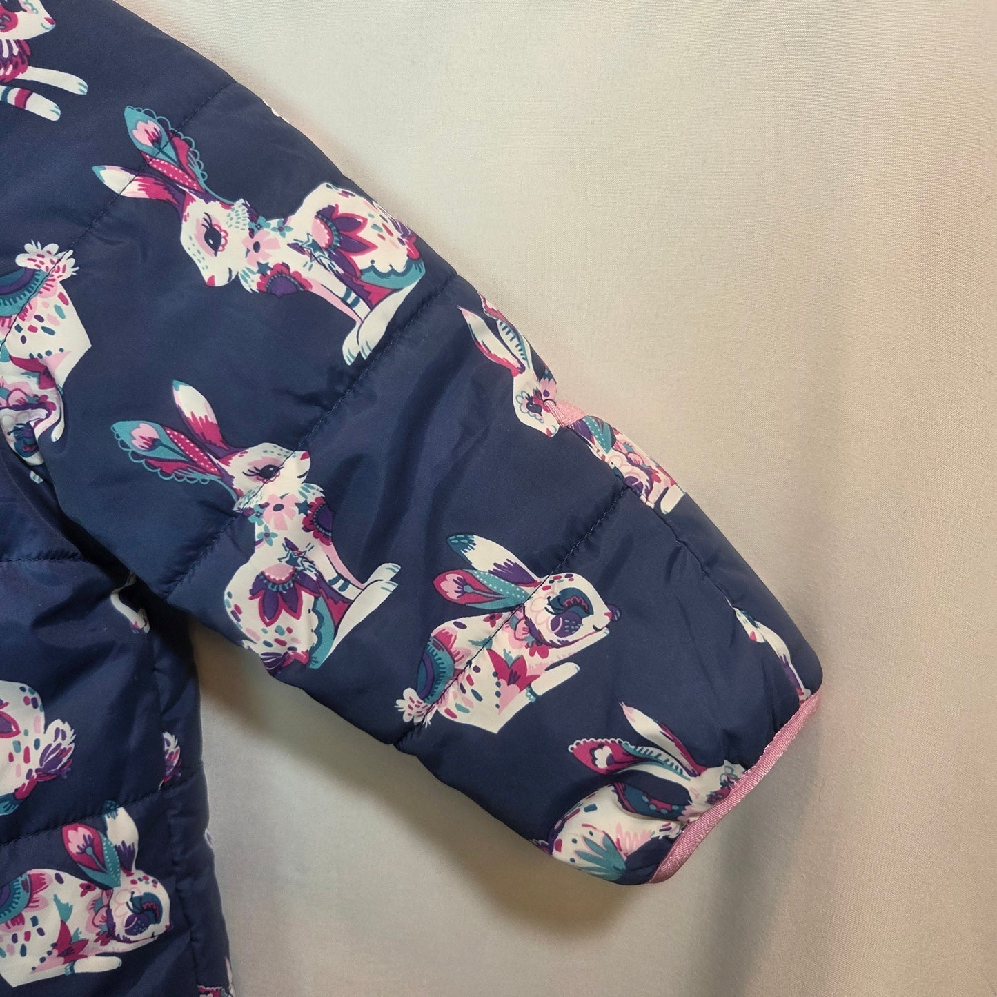 #112 - Hatley Snow Suit with Bunny Pattetn, Size 12-18m, EUC