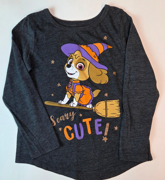 #112 - Jumping Beans Paw Patrol Skye Halloween Shirt, Size 4T, EUC