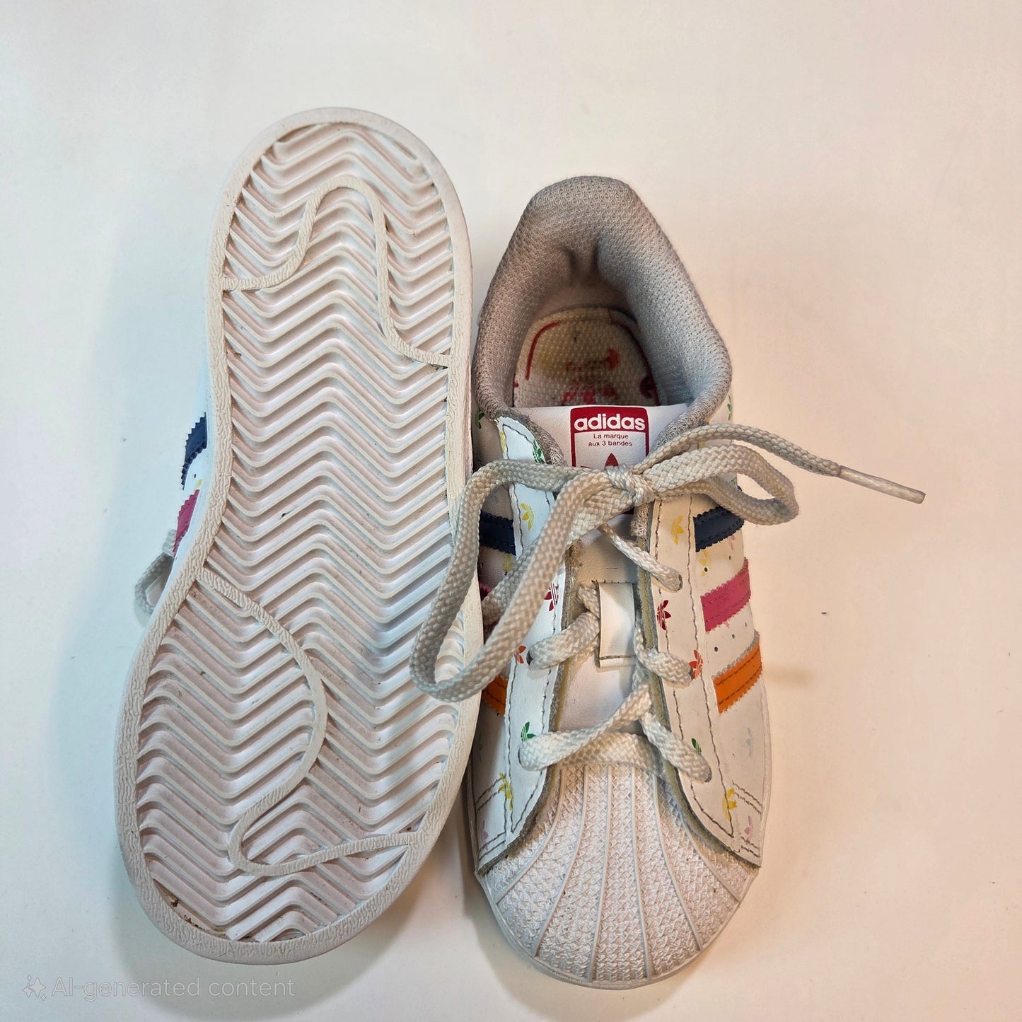 #112 - Adidas Superstar Sneakers, Size 10, GUC