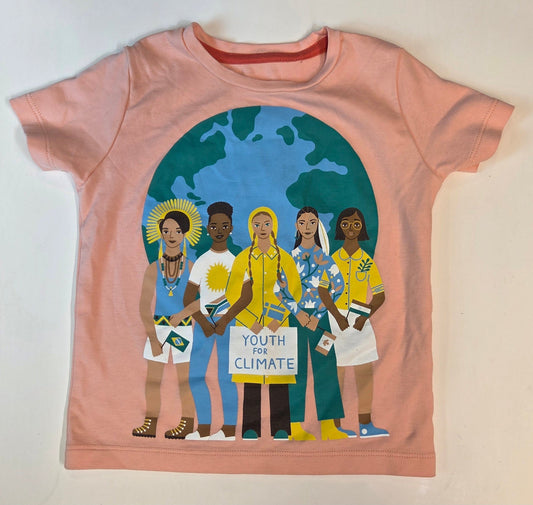 #112 - Piccolina Climate Change T-shirt, Size 2t, EUC