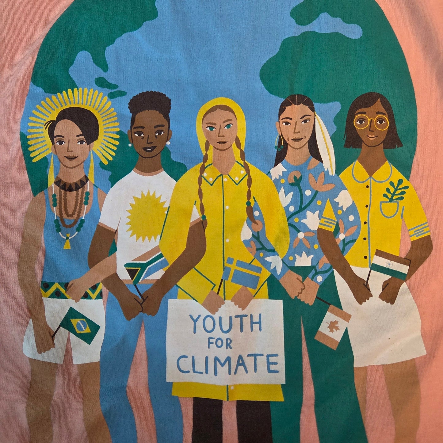 #112 - Piccolina Climate Change T-shirt, Size 2t, EUC