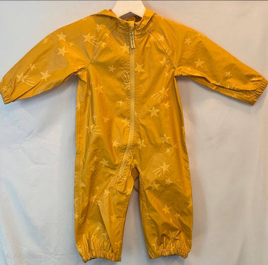 #112 - Cat and Jack Yellow Rainsuit, Size 18M, NWOT