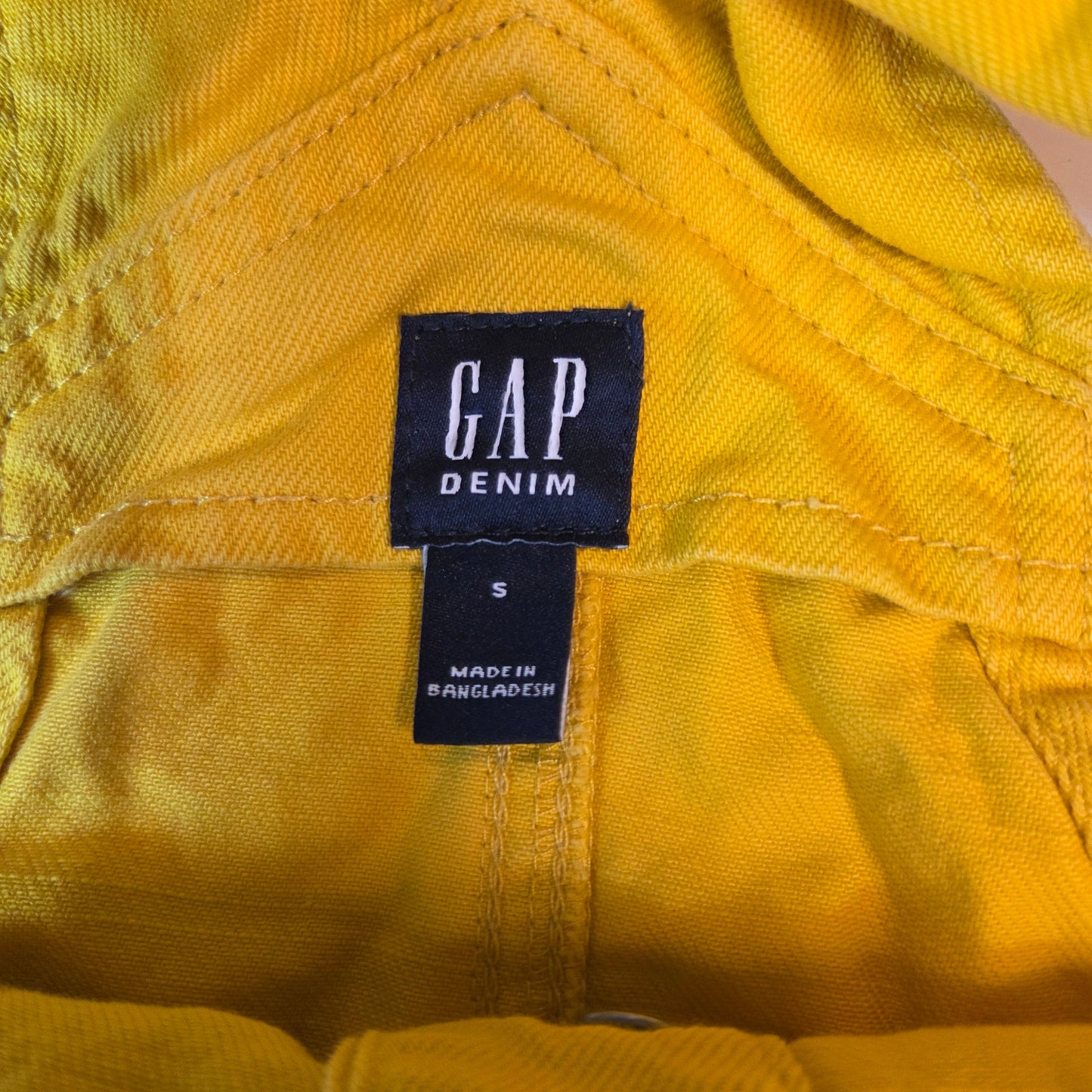 #112 - Gap Yellow Overall Dress, Girls Size S, EUC