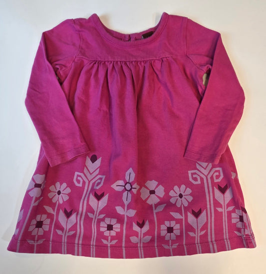 #112 - tea Pink Long Sleeve Dress, Size 18-24m, GUC