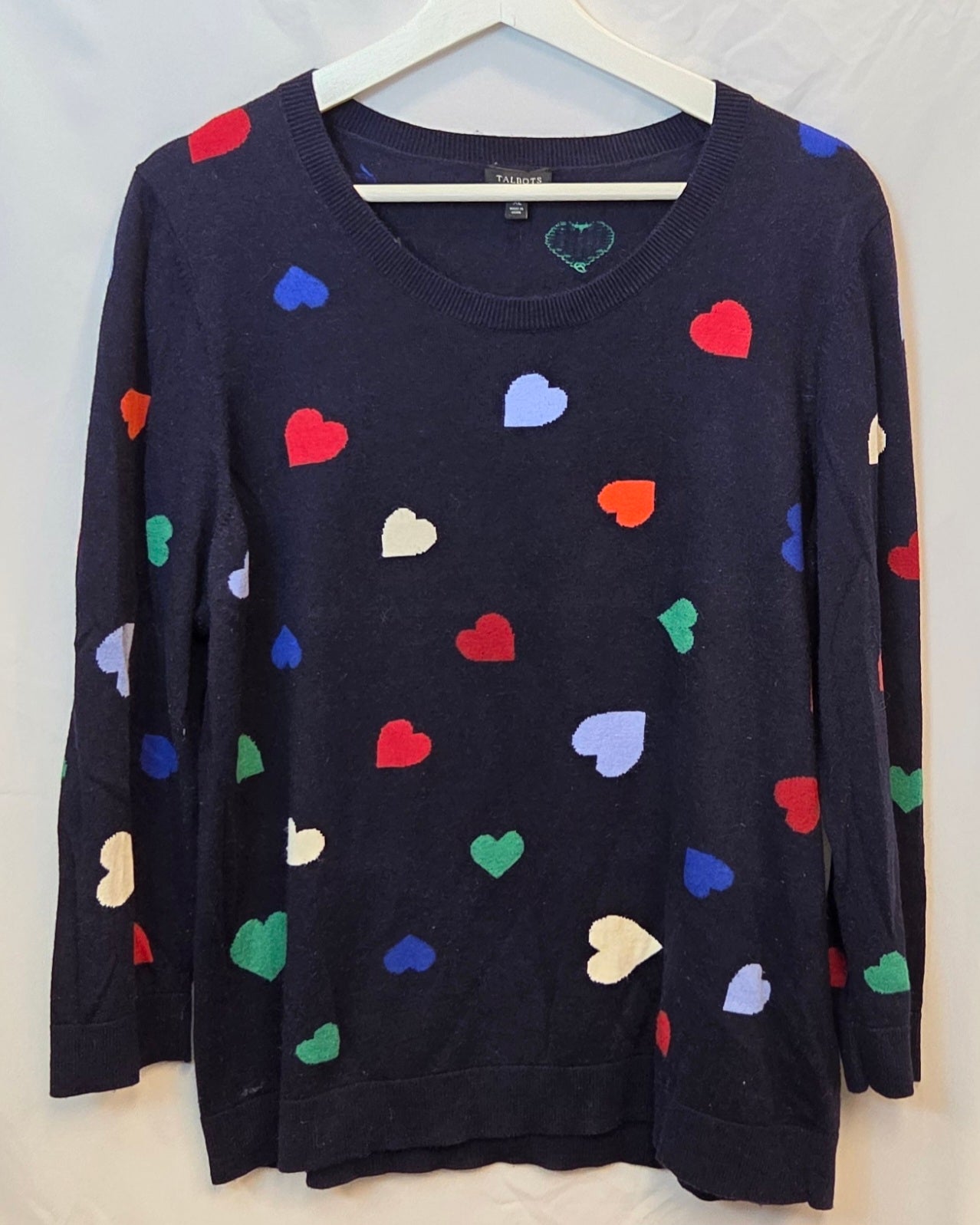 #112 - Talbots Blue Sweater, Women's Size XL, EUC