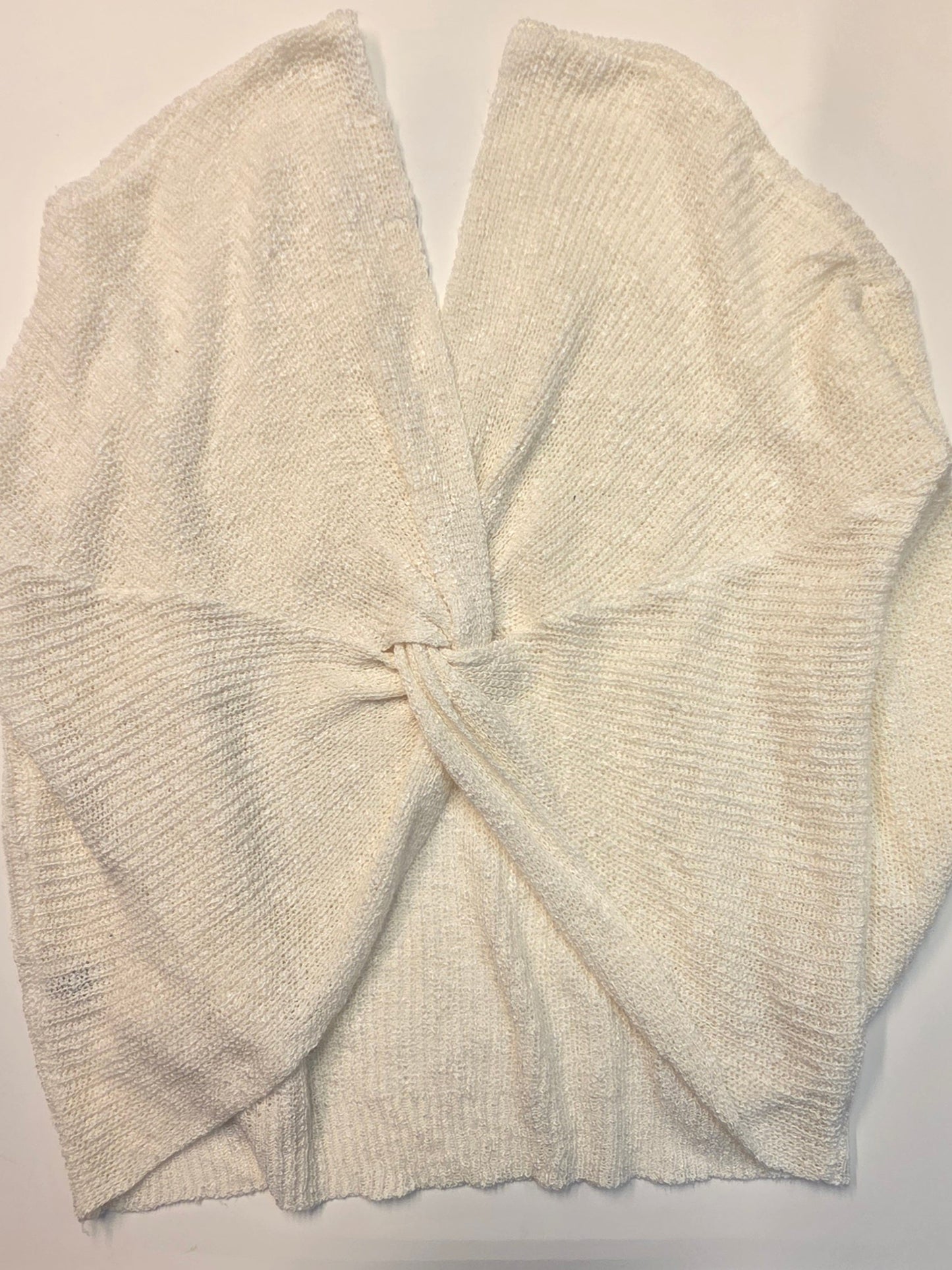 #112 - Moon and Madison White Sweater, Women's Size L, EUC