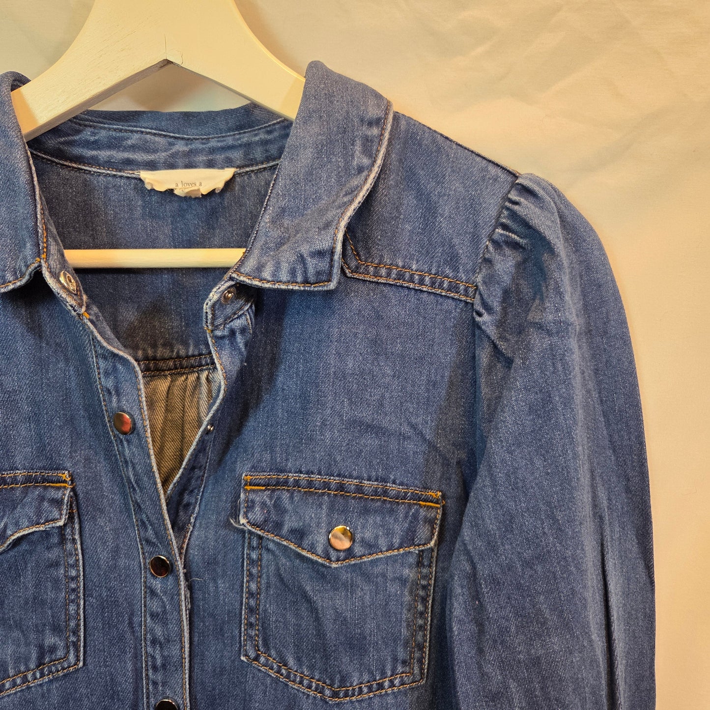#112 - a loves a Denim Dress, Women's Size L, EUC