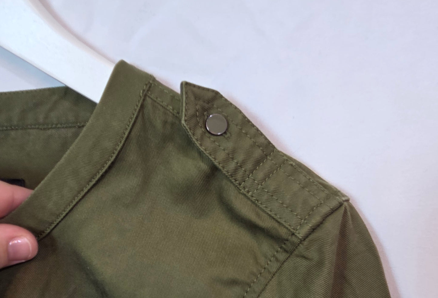 #112 - Talbots Olive Green Dress, Women's Size 10, VGUC