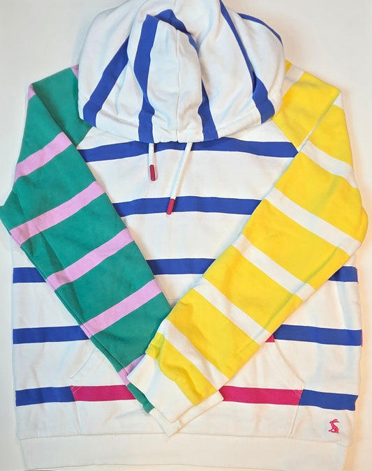 #112 -  Joules Striped Sweatshirt, Women's Size M, EUC