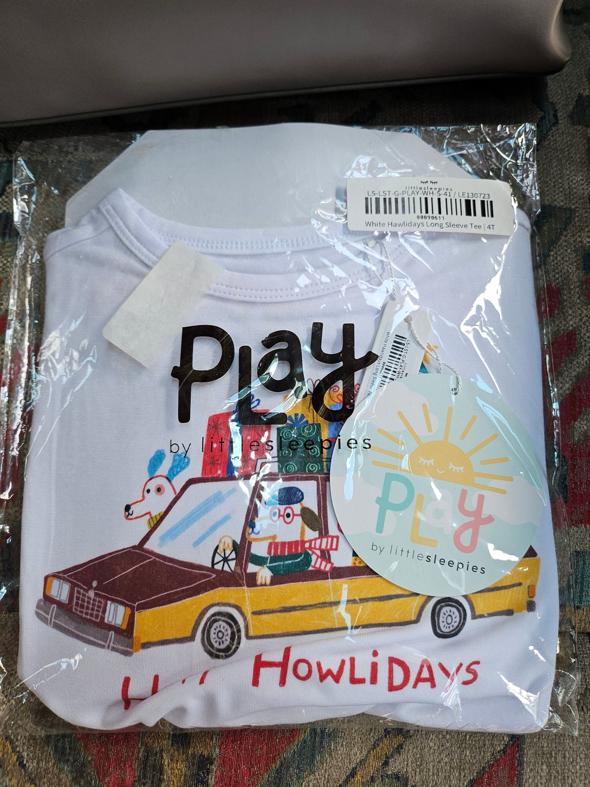 #109. Boys Size 4T. NWT. Play by Little Sleepies.