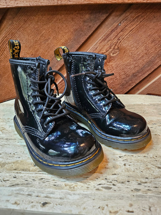 #109. Girls size 10. Black patent leather Dr. Martens