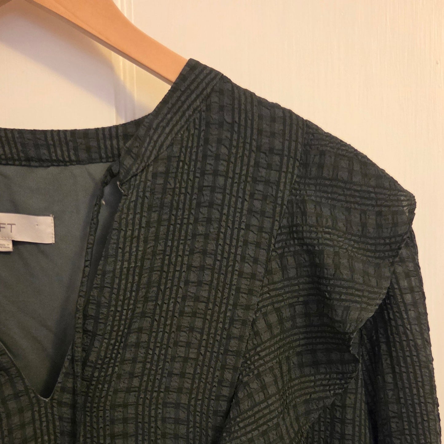 #112 - LOFT Gray Long Sleeve Dress, Women's Size XL, EUC