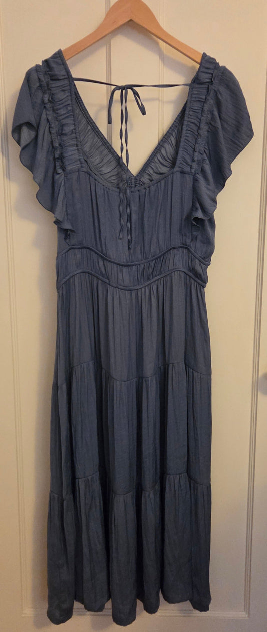 #112 - Joie Blue Maxi Dress, Women's Size XL, NWT, Retail $1288