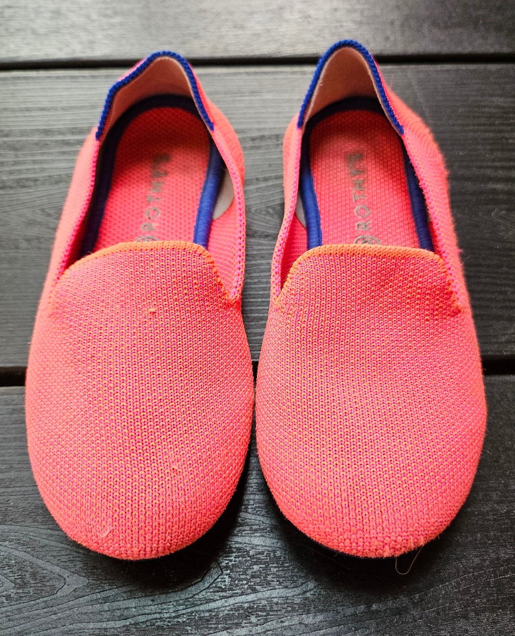 #109. Girls size 13. GUC Rothy's kids loafer
