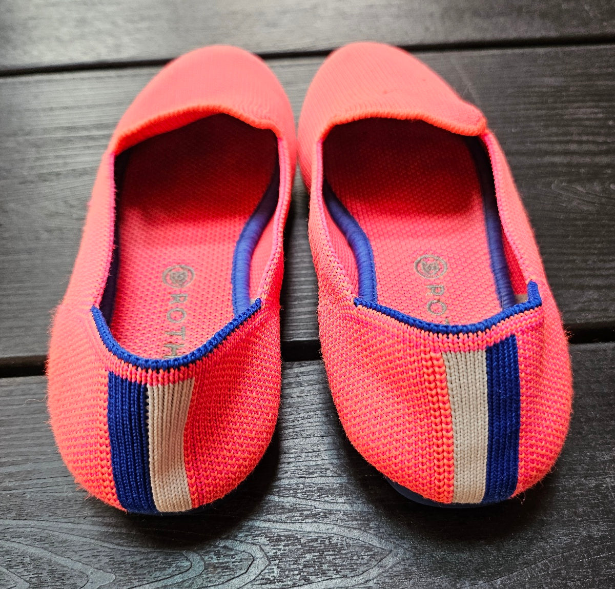 #109. Girls size 13. GUC Rothy's kids loafer